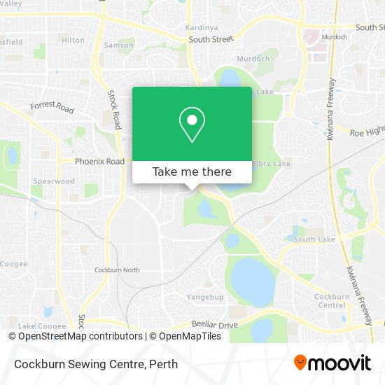 Cockburn Sewing Centre map