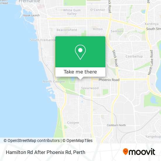 Hamilton Rd After Phoenix Rd map