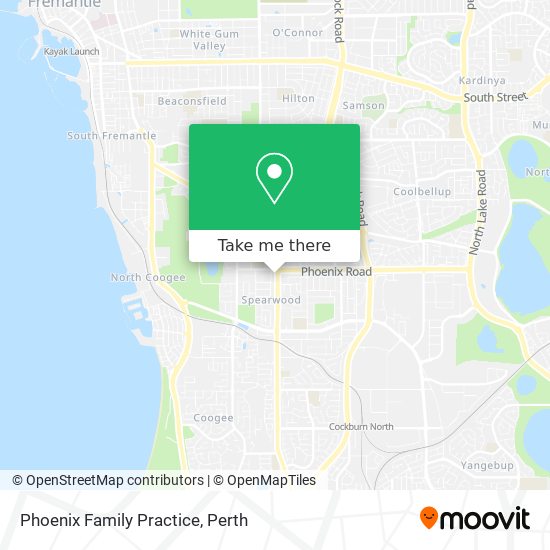 Phoenix Family Practice map