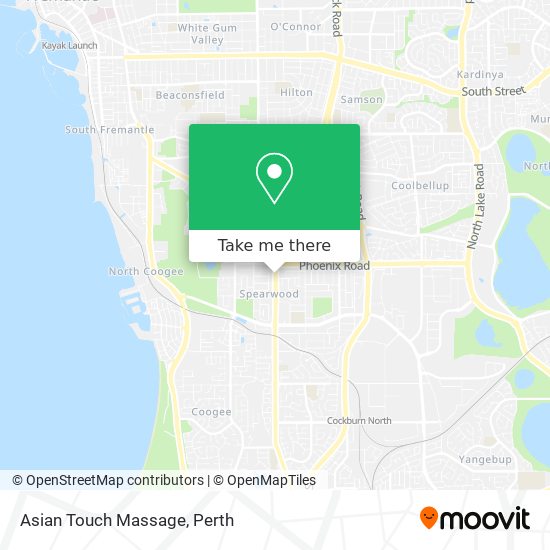 Asian Touch Massage map