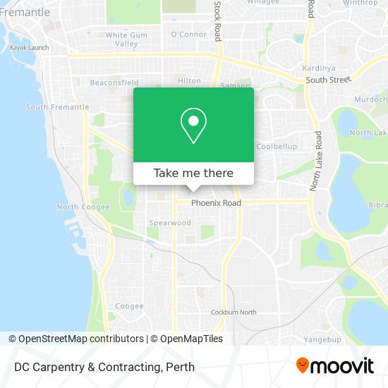 DC Carpentry & Contracting map