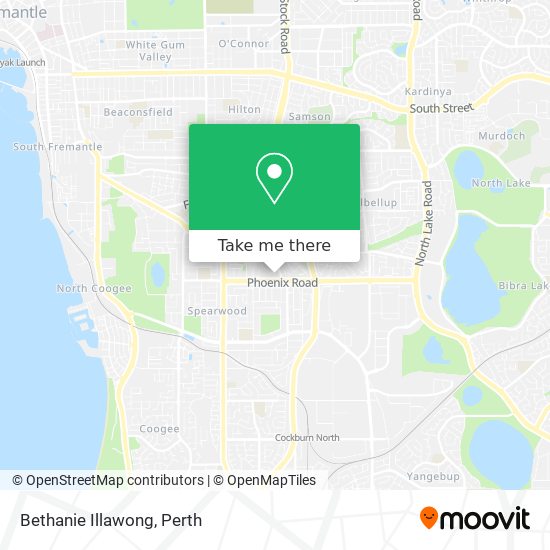 Bethanie Illawong map
