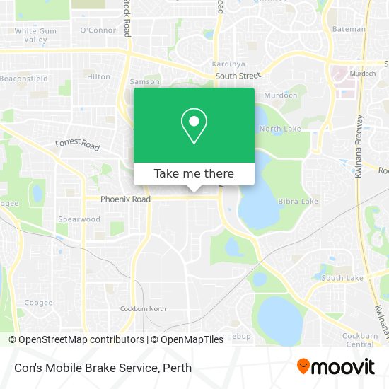 Mapa Con's Mobile Brake Service