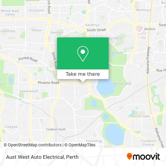 Aust West Auto Electrical map