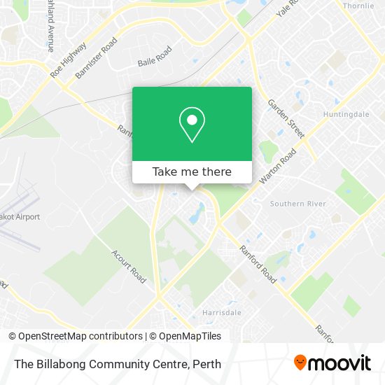 The Billabong Community Centre map