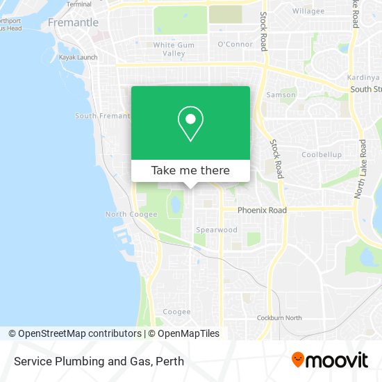 Service Plumbing and Gas map