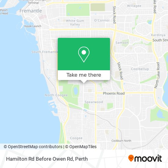 Mapa Hamilton Rd Before Owen Rd