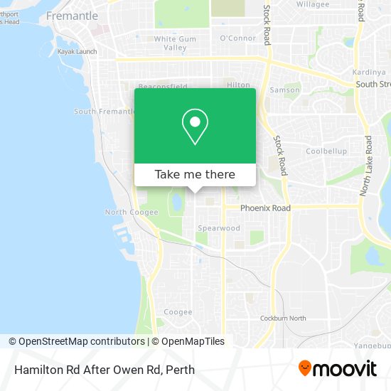 Hamilton Rd After Owen Rd map