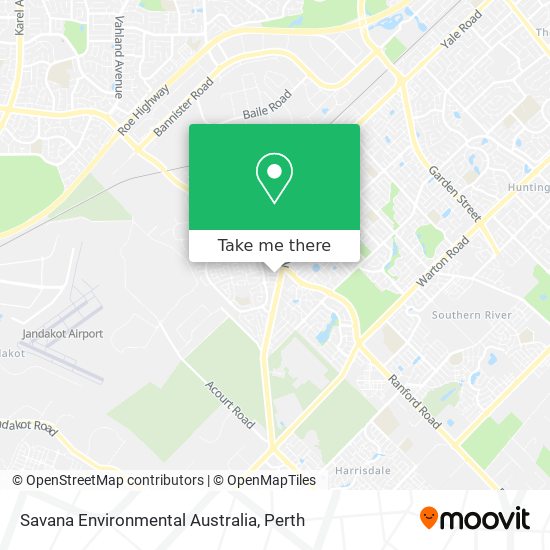 Mapa Savana Environmental Australia