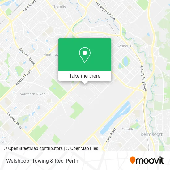 Mapa Welshpool Towing & Rec