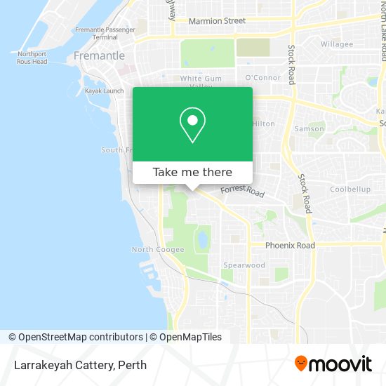 Larrakeyah Cattery map