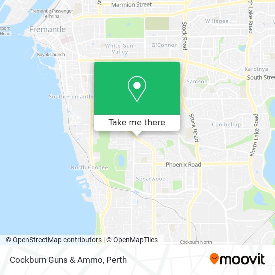 Cockburn Guns & Ammo map