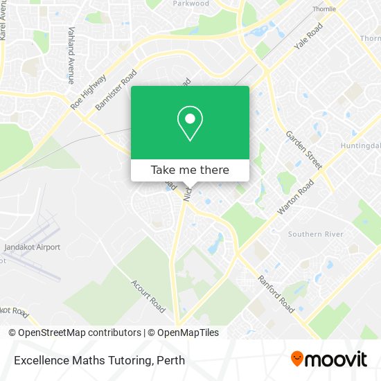 Excellence Maths Tutoring map