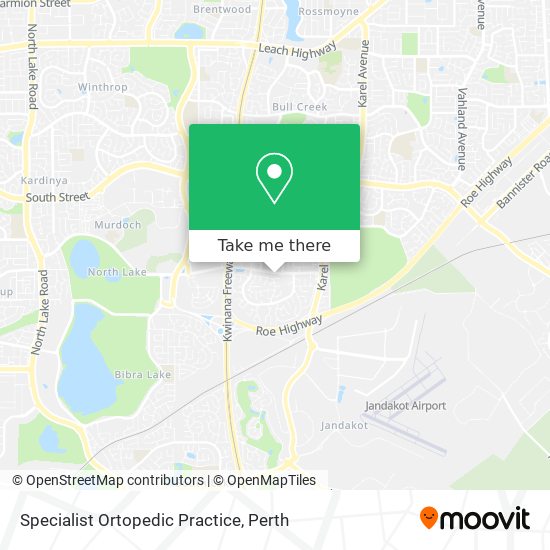 Specialist Ortopedic Practice map