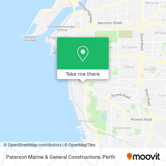 Paterson Marine & General Constructions map