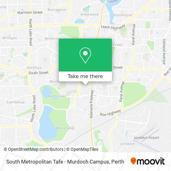 Murdoch Tafe Campus Map How To Get To South Metropolitan Tafe - Murdoch Campus By Bus Or Train?