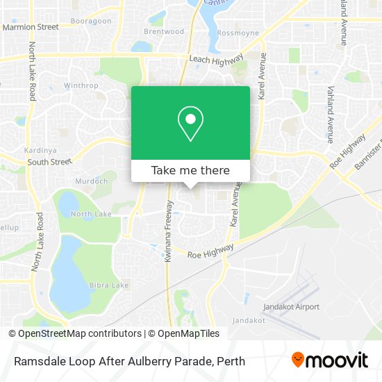 Ramsdale Loop After Aulberry Parade map