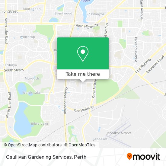 Osullivan Gardening Services map