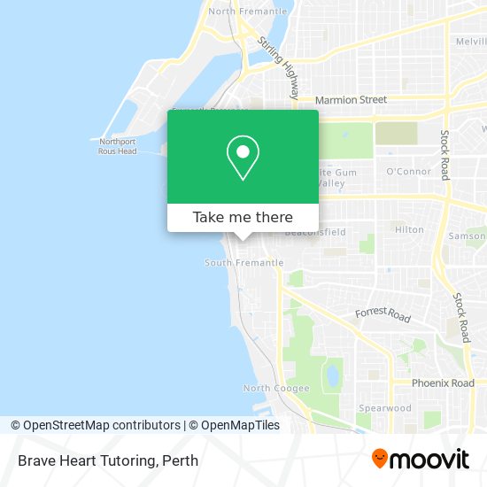 Brave Heart Tutoring map