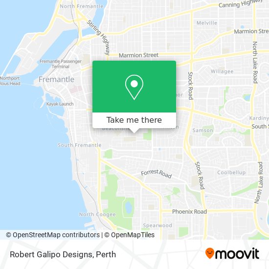 Robert Galipo Designs map
