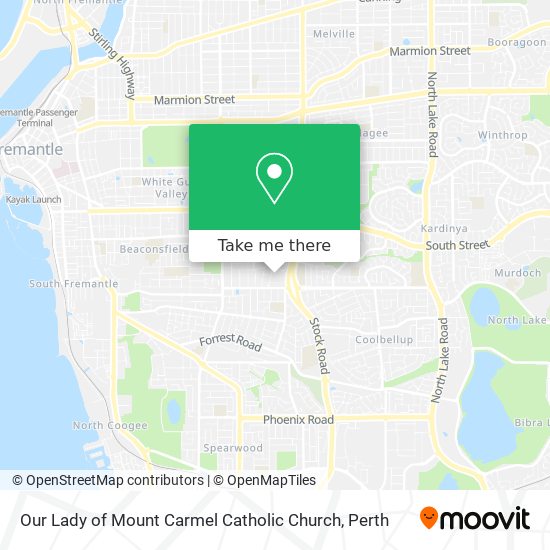 Our Lady of Mount Carmel Catholic Church map