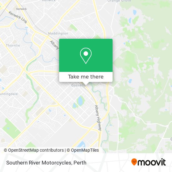 Southern River Motorcycles map