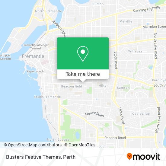 Busters Festive Themes map