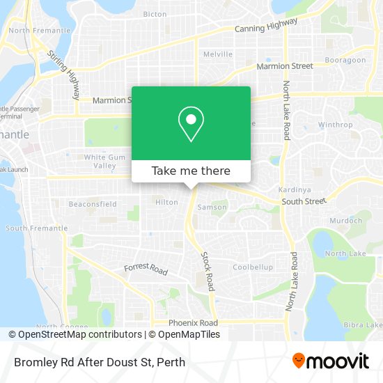 Bromley Rd After Doust St map