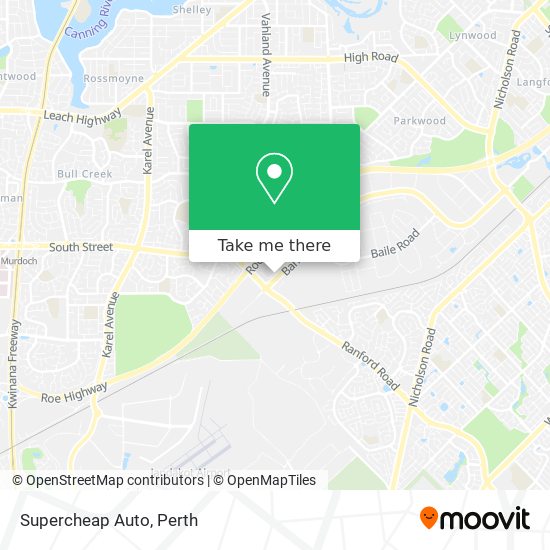 Supercheap Auto map