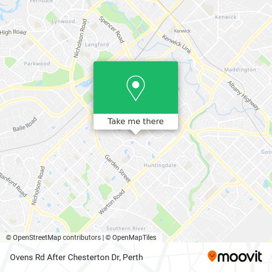 Ovens Rd After Chesterton Dr map
