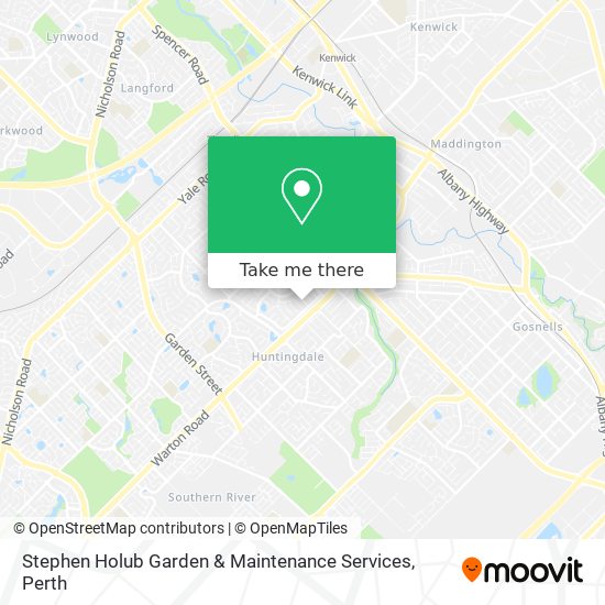 Stephen Holub Garden & Maintenance Services map