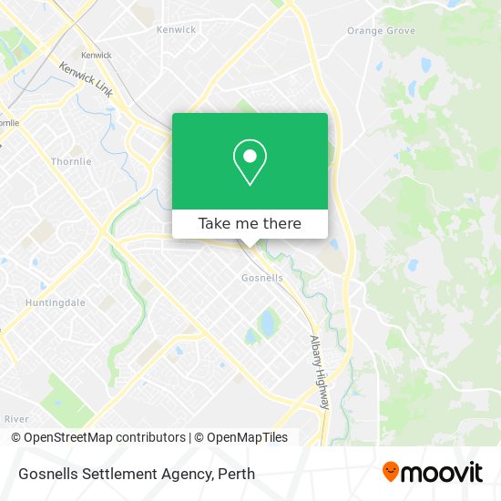 Gosnells Settlement Agency map