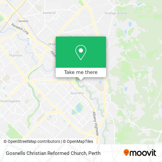 Mapa Gosnells Christian Reformed Church