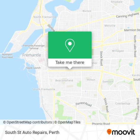 South St Auto Repairs map
