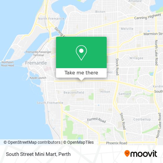 South Street Mini Mart map