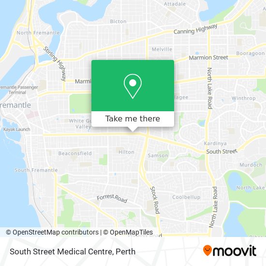 South Street Medical Centre map