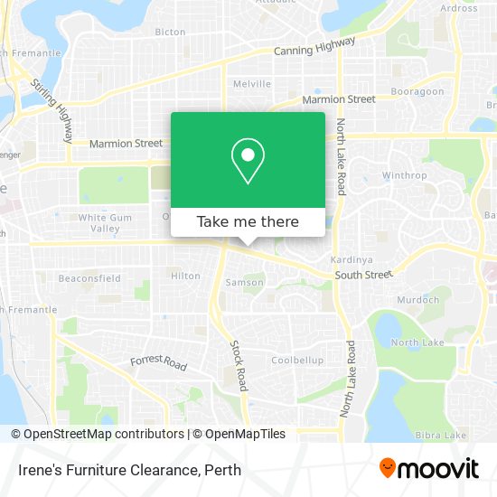 Irene's Furniture Clearance map