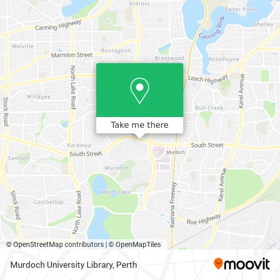 Murdoch University Library map