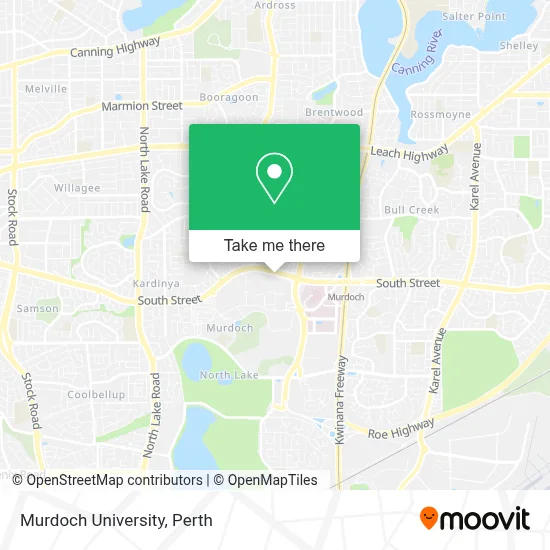 Mapa Murdoch University