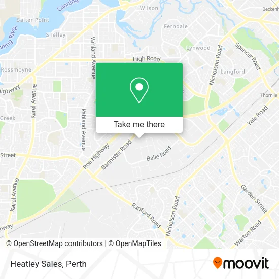 Heatley Sales map