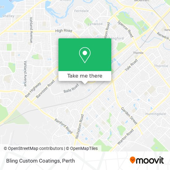 Bling Custom Coatings map