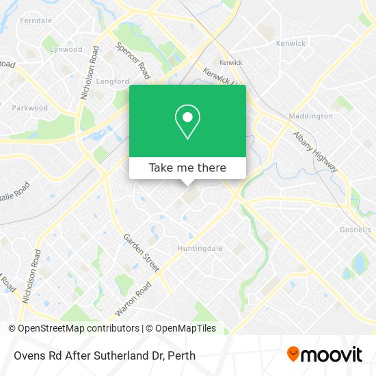 Ovens Rd After Sutherland Dr map
