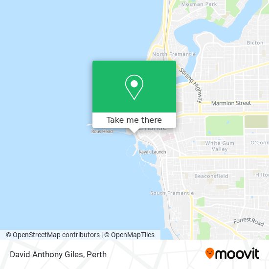David Anthony Giles map