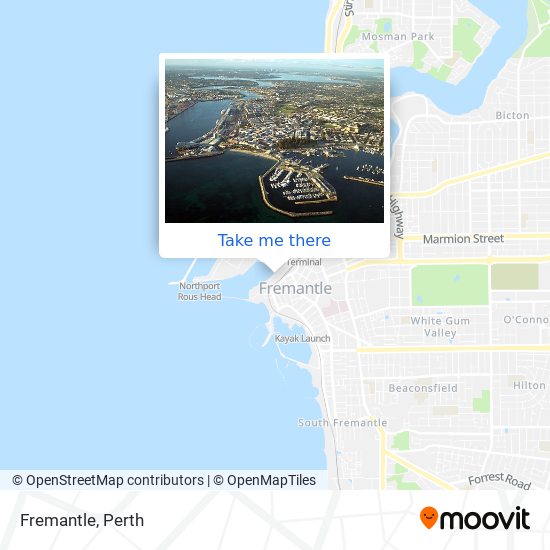 Fremantle map