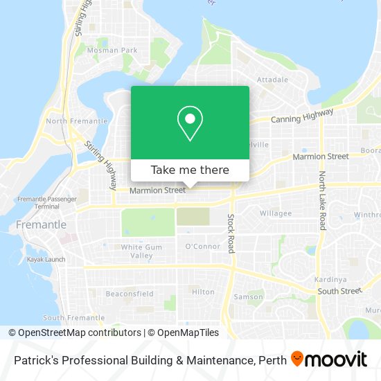 Patrick's Professional Building & Maintenance map