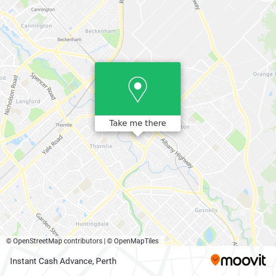 Instant Cash Advance map