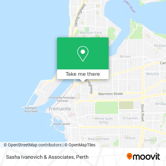 Sasha Ivanovich & Associates map