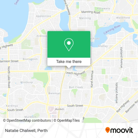 Mapa Natalie Chalwell