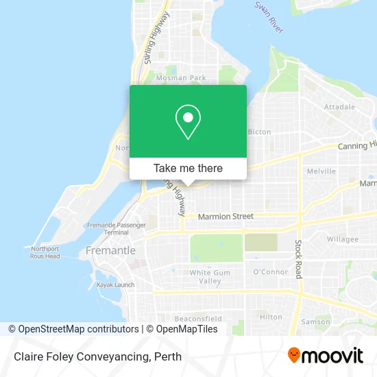 Mapa Claire Foley Conveyancing