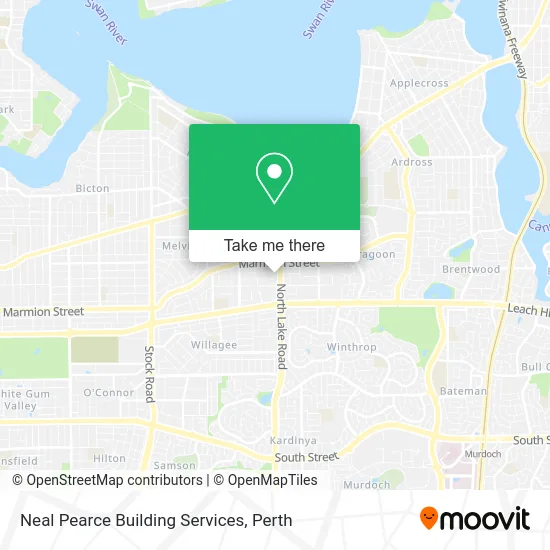 Mapa Neal Pearce Building Services